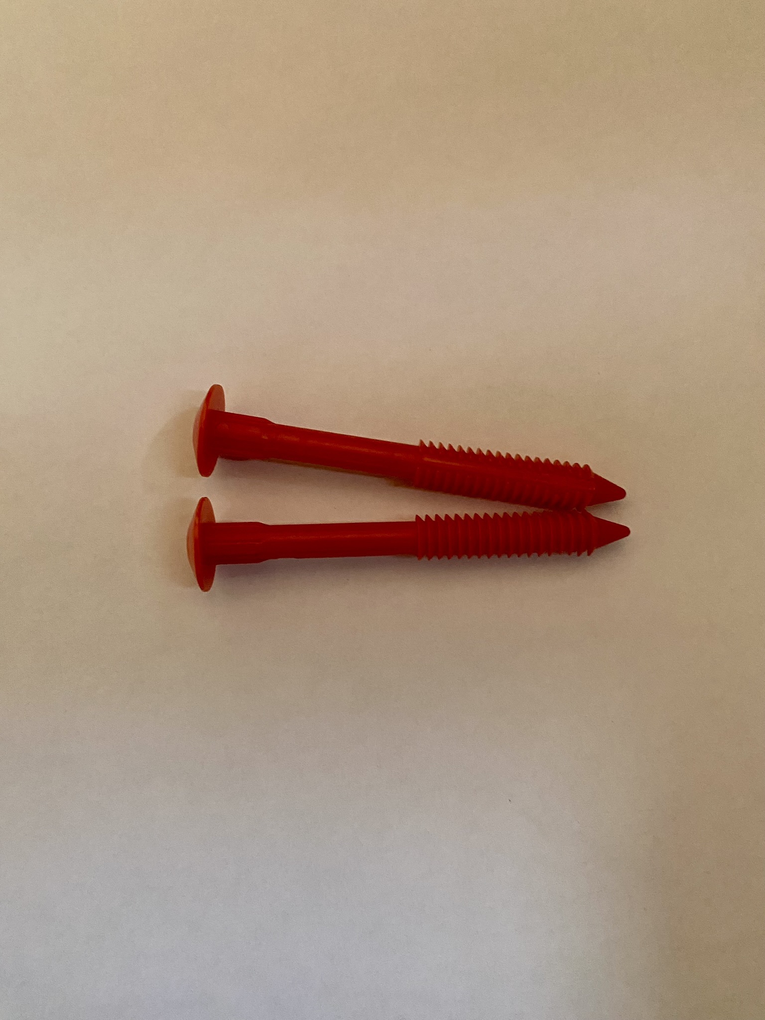 Ice Cream Truck Large Plastic Fastener Red x 2 Image