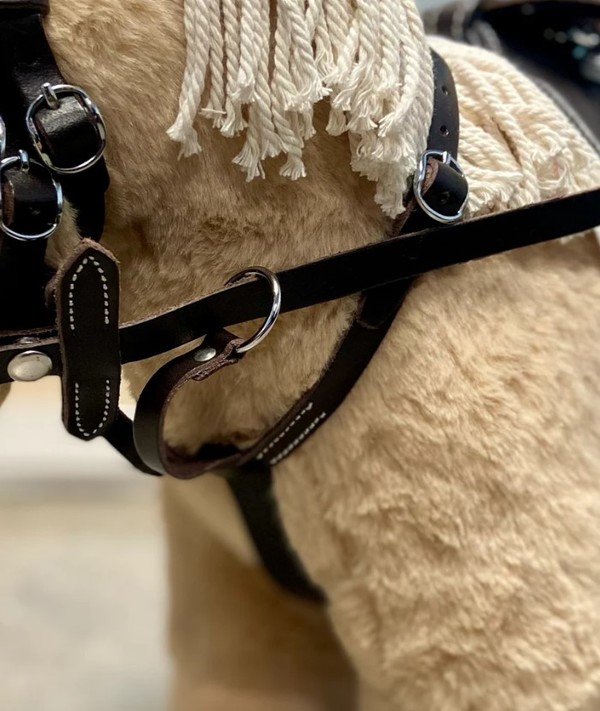 Crafty Ponies Leather Martingale with reins to fit onto your Bridle 