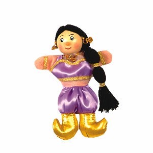 Fiesta Princess Jasmine Finger Puppet
