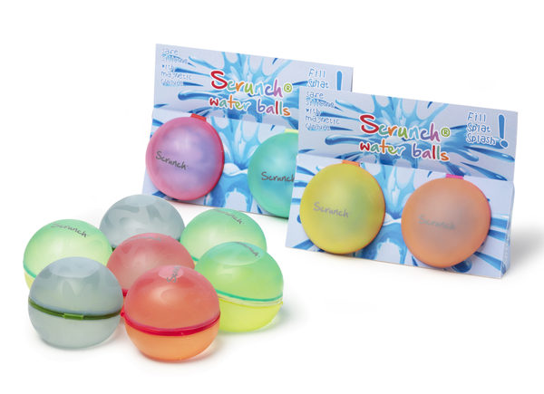 Scrunch Water Ball pack of 2 Green and White
