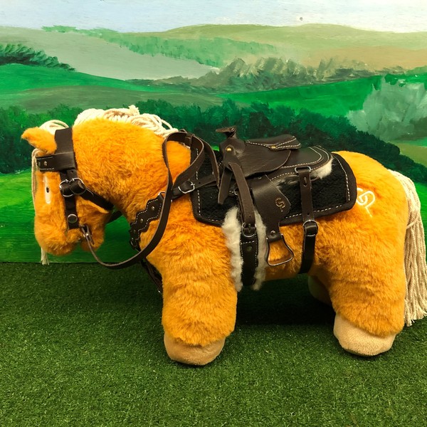 Crafty Ponies Western Leather Tack Set with Saddle Pad